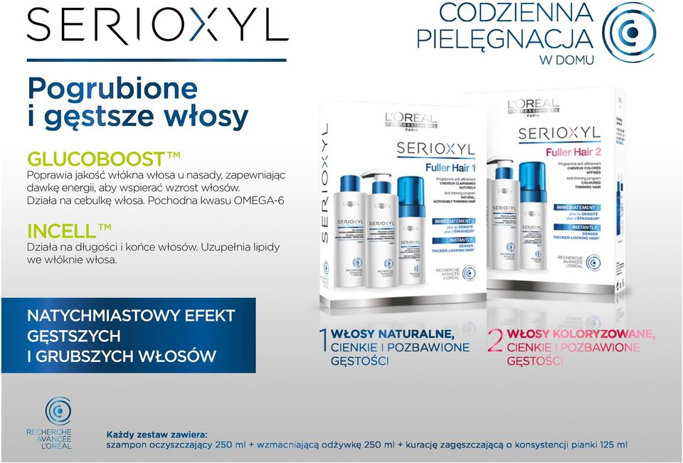 CODZIENNA PIELĘGNACJA W DOMU NATYCHMIASTOWY EFEKT GĘSTSZYCH I GRUBSZYCH WŁOSÓW 1 2 WŁOSY NATURALNE, CIENKIE I POZBAWIONE GĘSTOŚCI WŁOSY