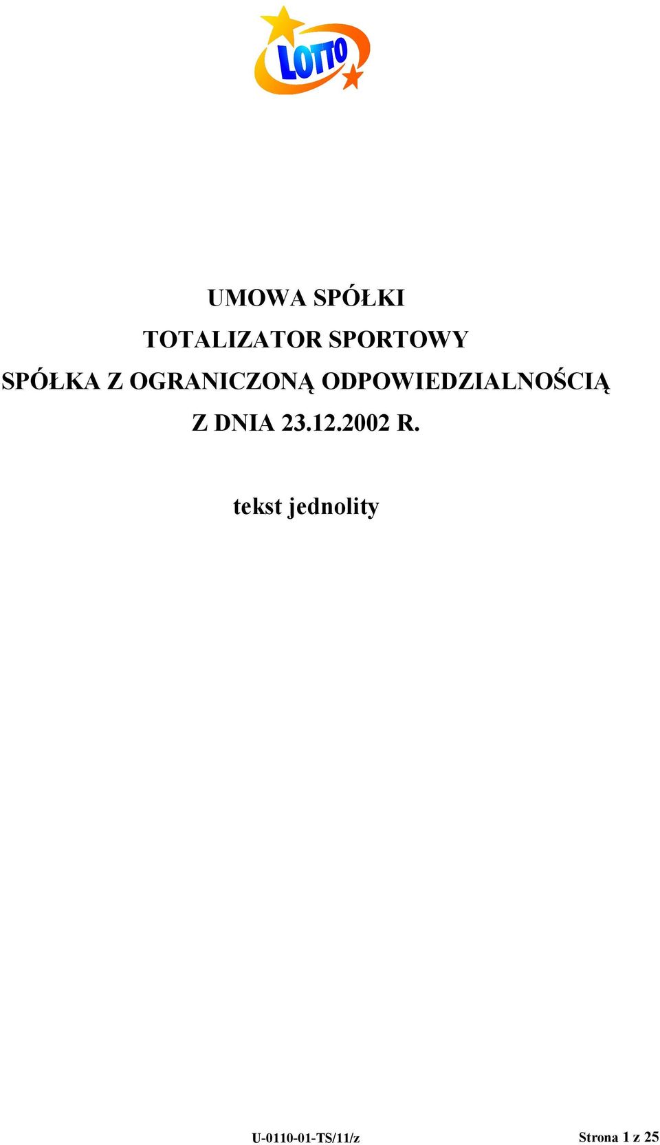 ODPOWIEDZIALNOŚCIĄ Z DNIA 23.12.