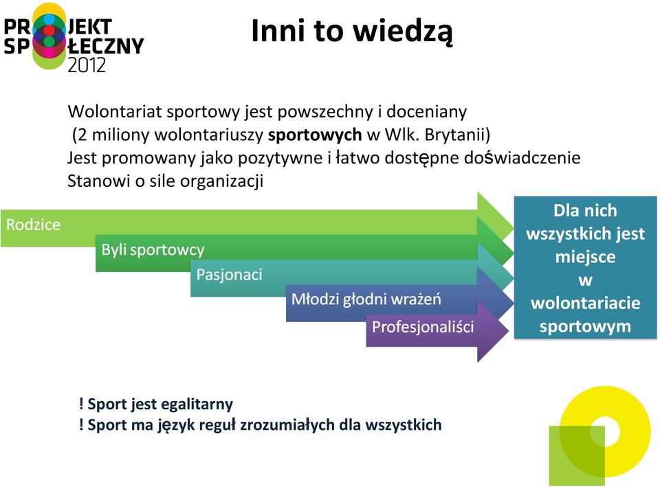 Brytanii) Jest promowany jako pozytywne i łatwo dostępne doświadczenie Stanowi o