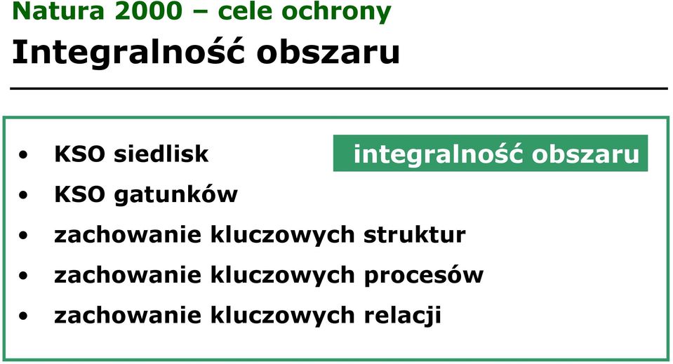 kluczowych struktur zachowanie kluczowych