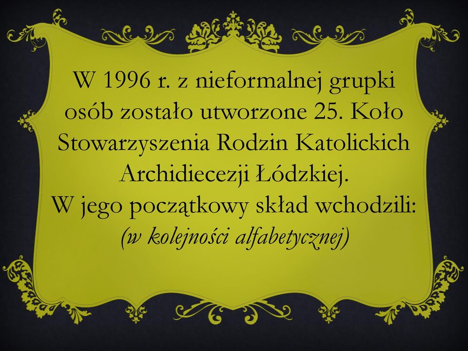 25. Koło Stowarzyszenia Rodzin Katolickich