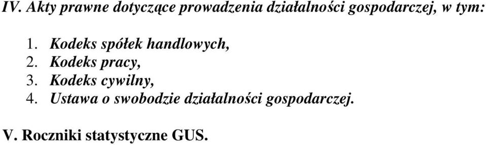 Kodeks pracy, 3. Kodeks cywilny, 4.