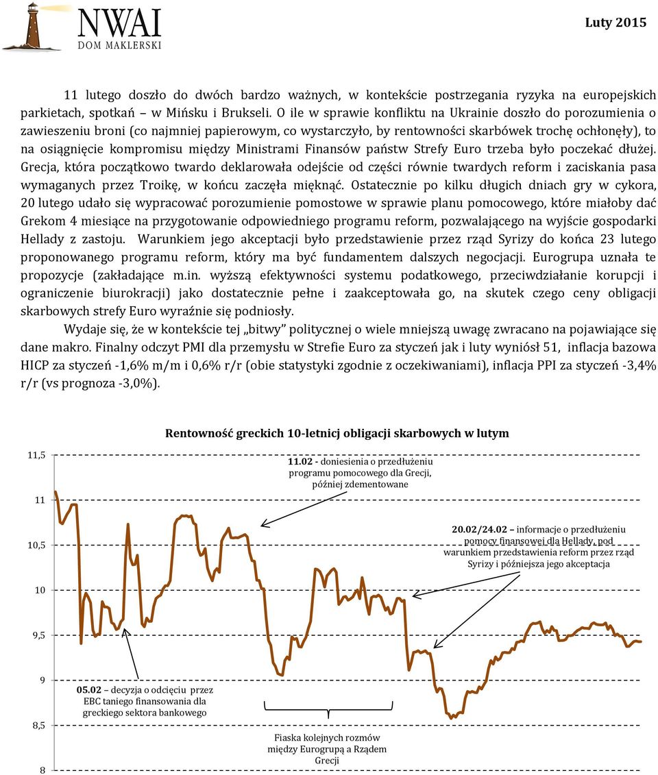 między Ministrami Finansów państw Strefy Euro trzeba było poczekać dłużej.