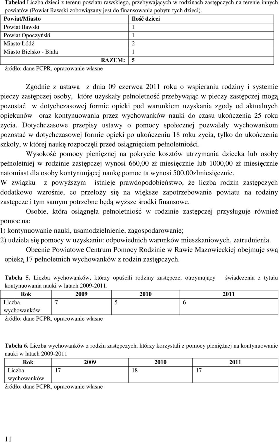 zastępczej osoby, które uzyskały pełnoletność przebywając w pieczy zastępczej mogą pozostać w dotychczasowej formie opieki pod warunkiem uzyskania zgody od aktualnych opiekunów oraz kontynuowania