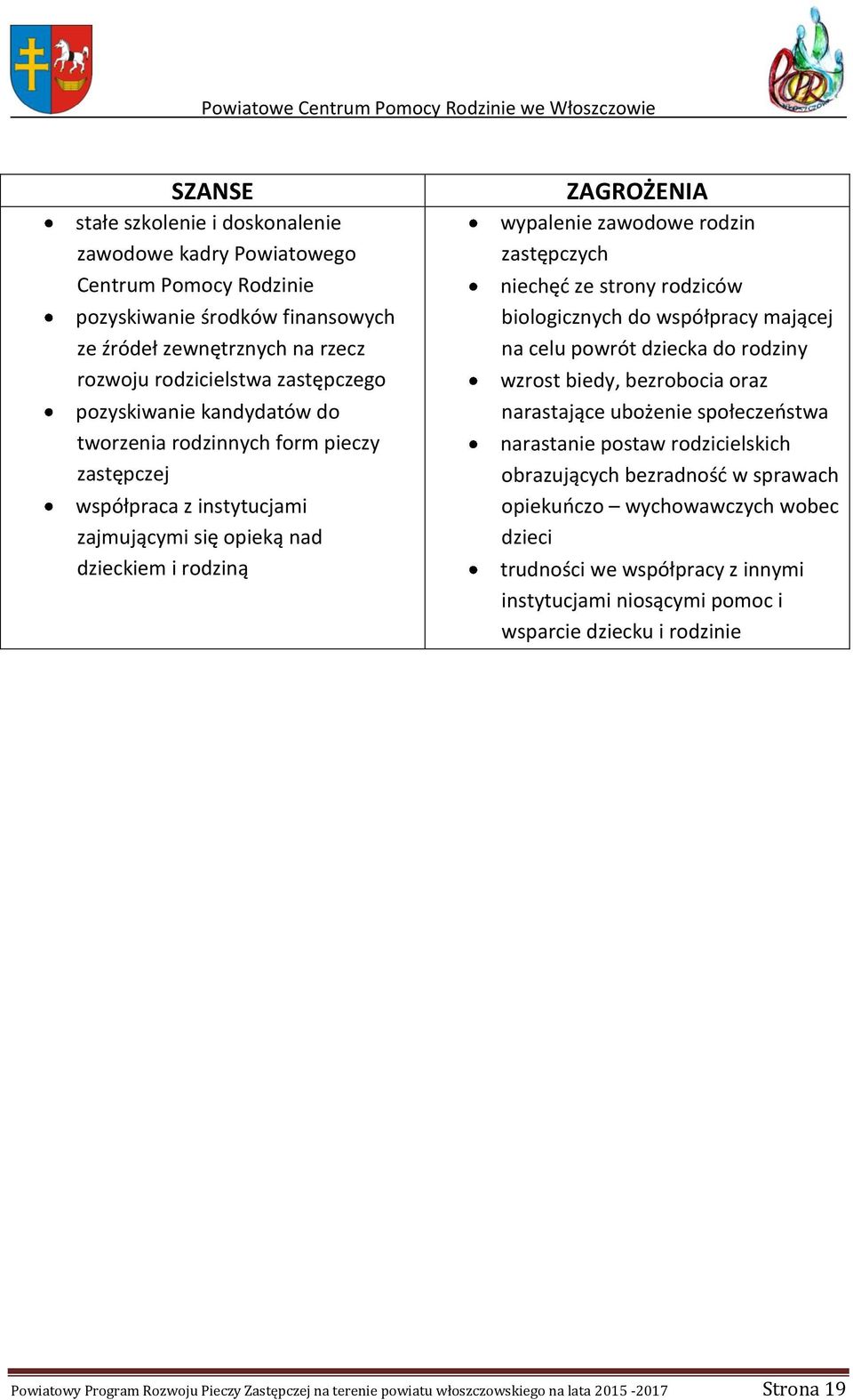 niechęć ze strony rodziców biologicznych do współpracy mającej na celu powrót dziecka do rodziny wzrost biedy, bezrobocia oraz narastające ubożenie społeczeństwa narastanie postaw rodzicielskich