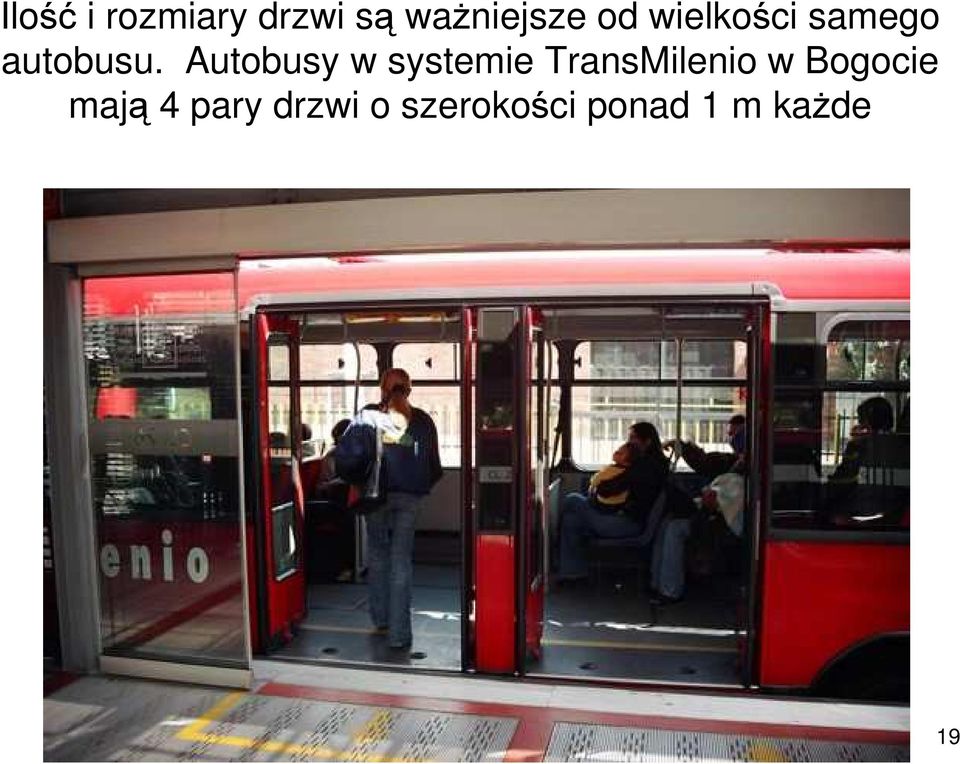 Autobusy w systemie TransMilenio w