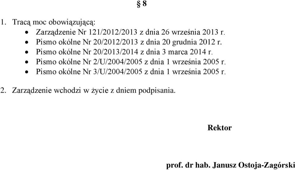 Pismo okólne Nr 20/2013/2014 z dnia 3 marca 2014 r.