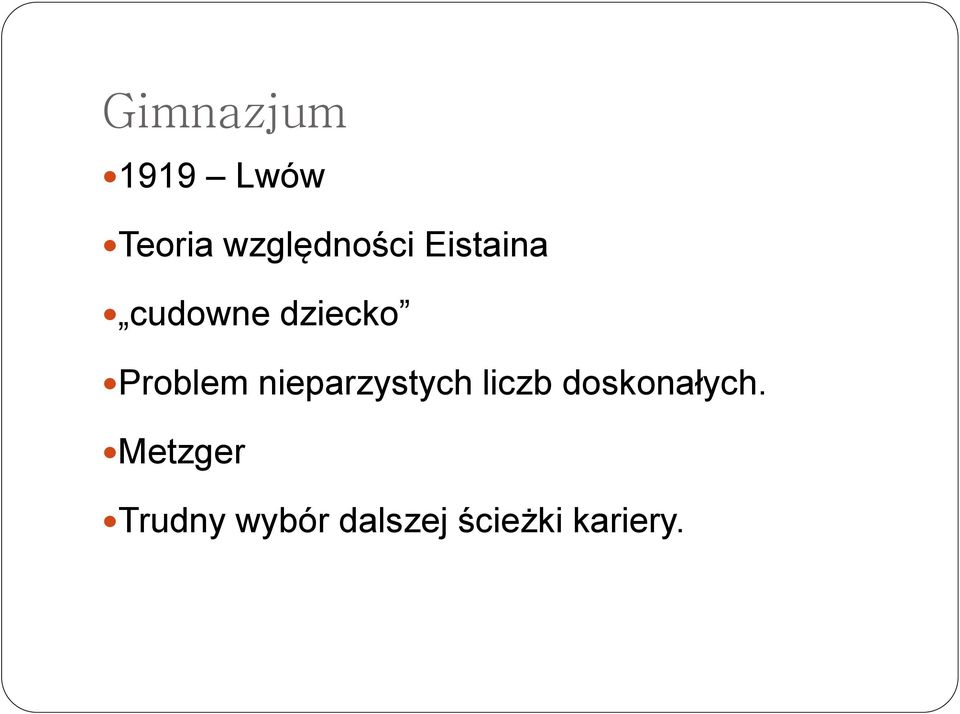 Problem nieparzystych liczb