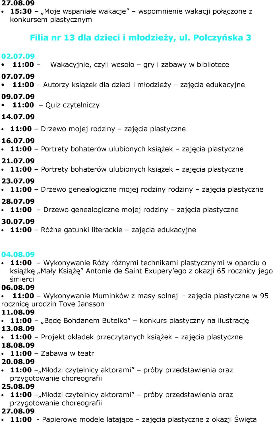 Portrety bohaterów ulubionych ksiąŝek zajęcia plastyczne 11:00 Portrety bohaterów ulubionych ksiąŝek zajęcia plastyczne 11:00 Drzewo genealogiczne mojej rodziny rodziny zajęcia plastyczne 11:00