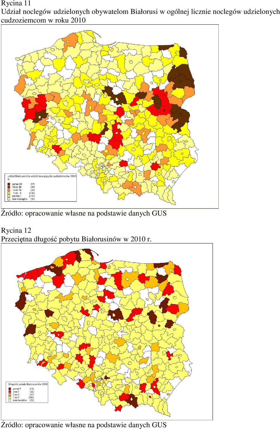 opracowanie własne na podstawie danych GUS Rycina 12 Przeciętna