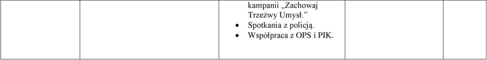 Spotkania z policją.