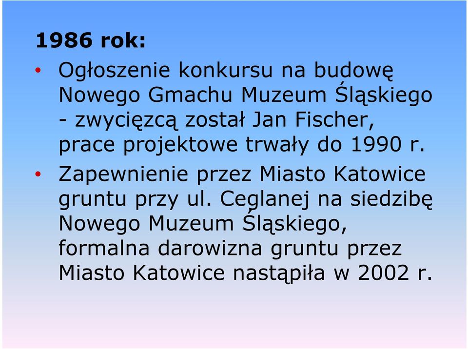 Zapewnienie przez Miasto Katowice gruntu przy ul.