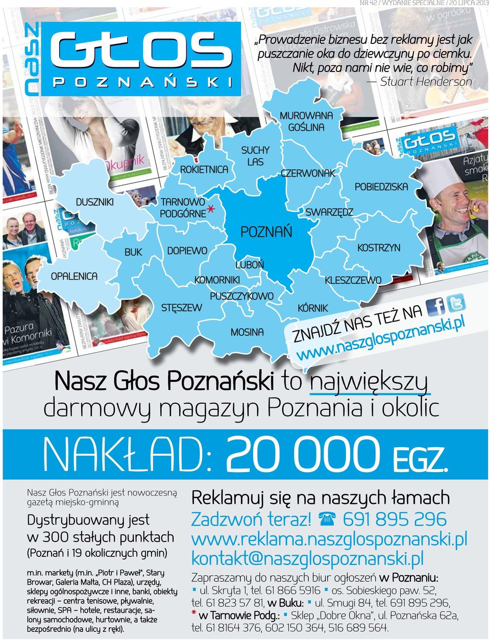 Nasz Głos Poznański jest nowoczesną gazetą miejsko-gminn