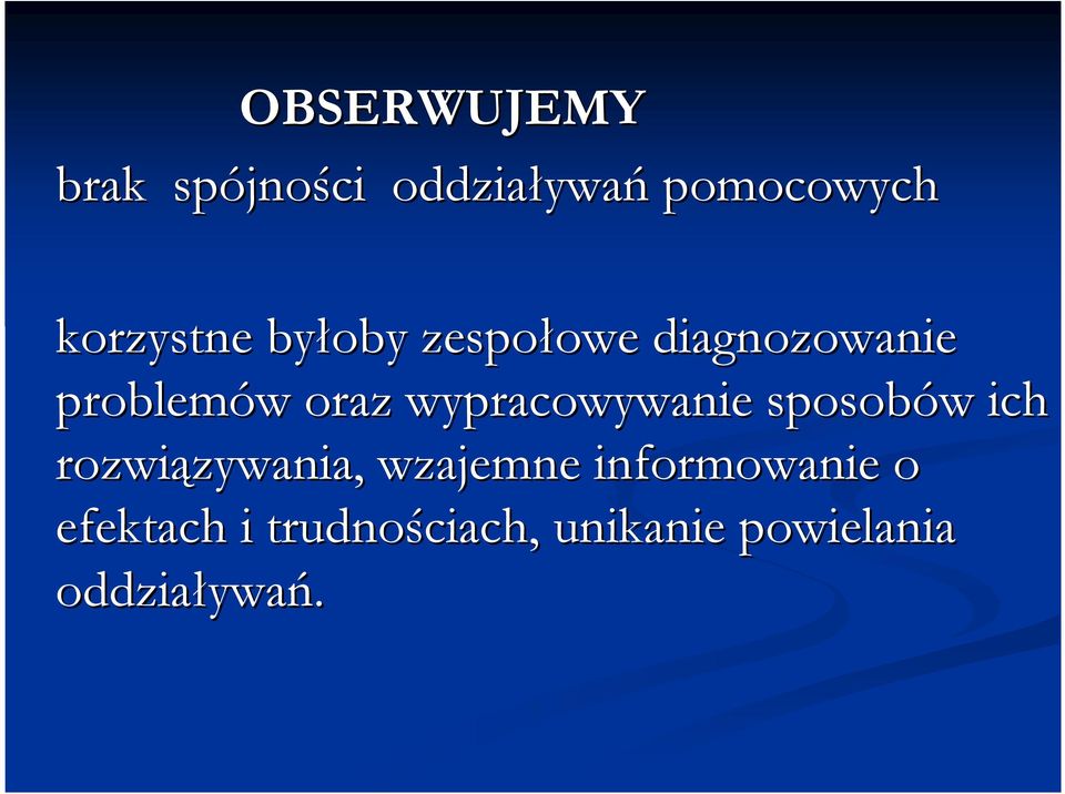 wypracowywanie sposobów w ich rozwiązywania, zywania, wzajemne