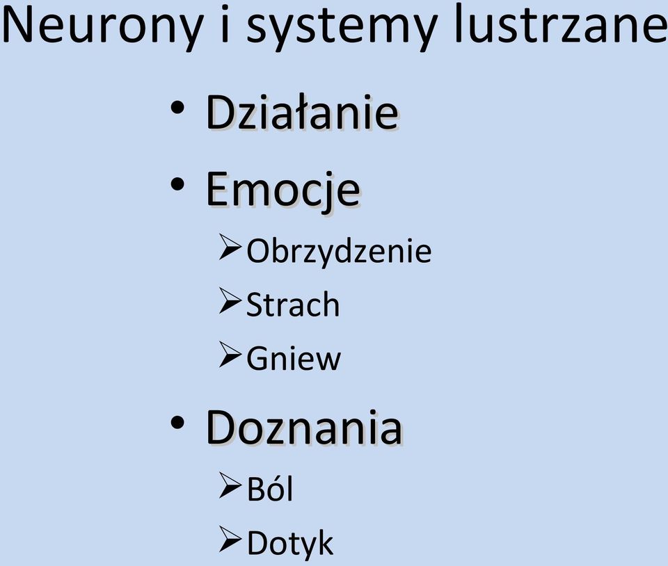 Emocje Obrzydzenie