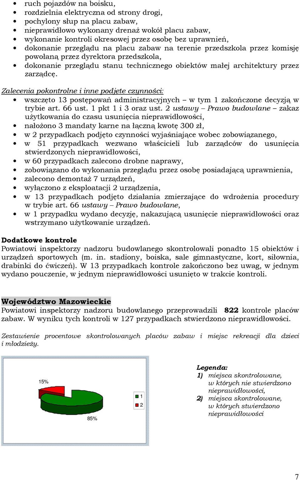 zarządcę. wszczęto 3 postępowań administracyjnych w tym zakończone decyzją w trybie art. 66 ust. pkt i 3 oraz ust.