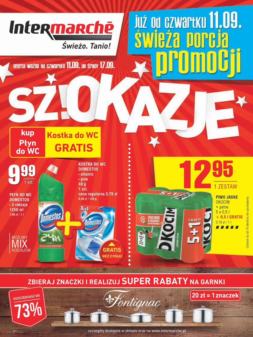 kup Płyn do WC 9 99 PŁYN DO WC DOMESTOS 1250 ml 7,99 zł / 1 l MOŻLIWY MIX RODZAJÓW Kostka do WC GRATIs KOSTKA DO