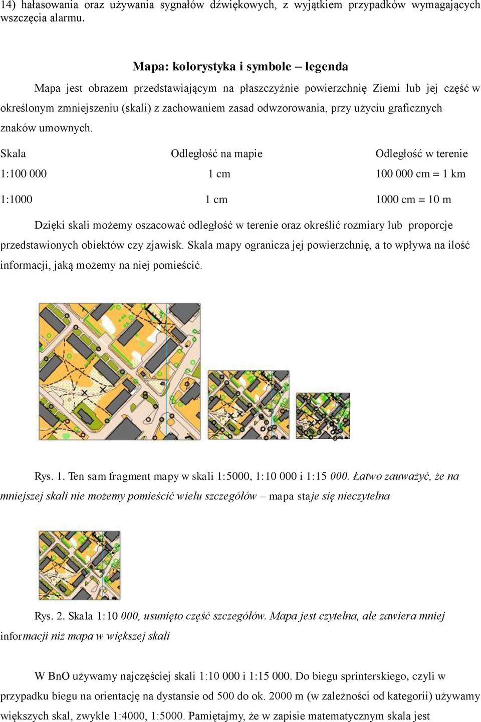 graficznych znaków umownych.