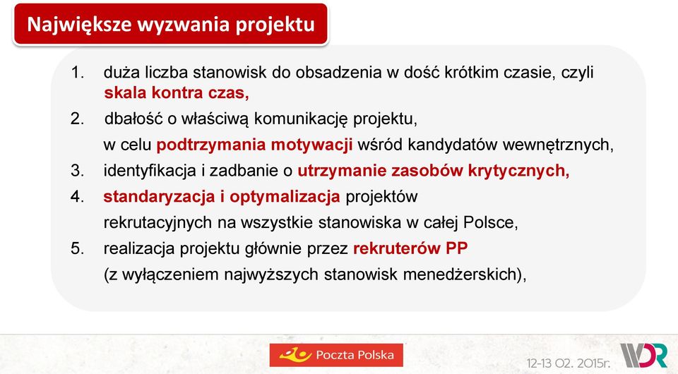 identyfikacja i zadbanie o utrzymanie zasobów krytycznych, 4.