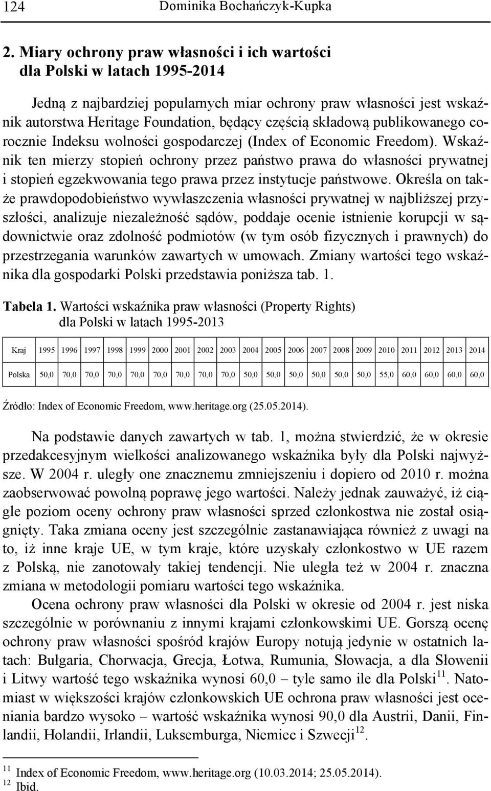 składową publikowanego corocznie Indeksu wolności gospodarczej (Index of Economic Freedom).