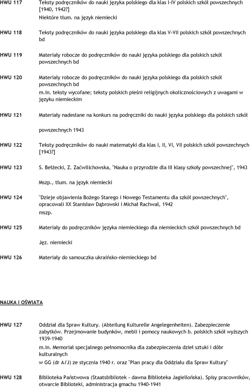 powszechnych bd HWU 120 Materiały robocze do podręczników do nauki języka polskiego dla polskich szkół powszechnych bd m.in.