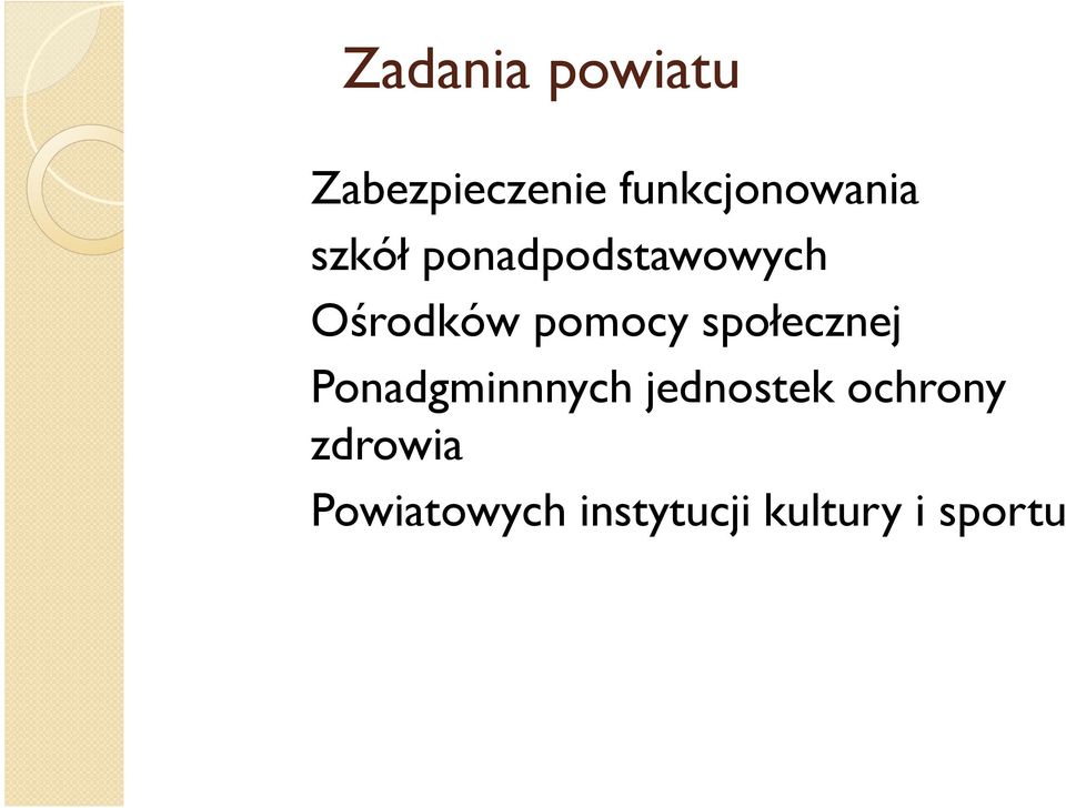 Ośrodków pomocy społecznej Ponadgminnnych