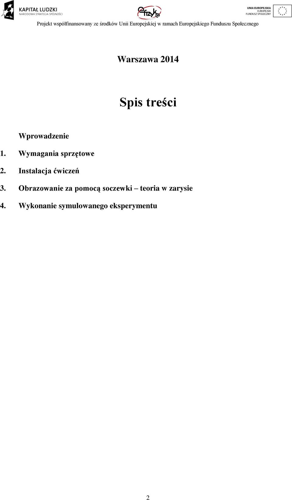 Obrazowanie za pomocą soczewki teoria w