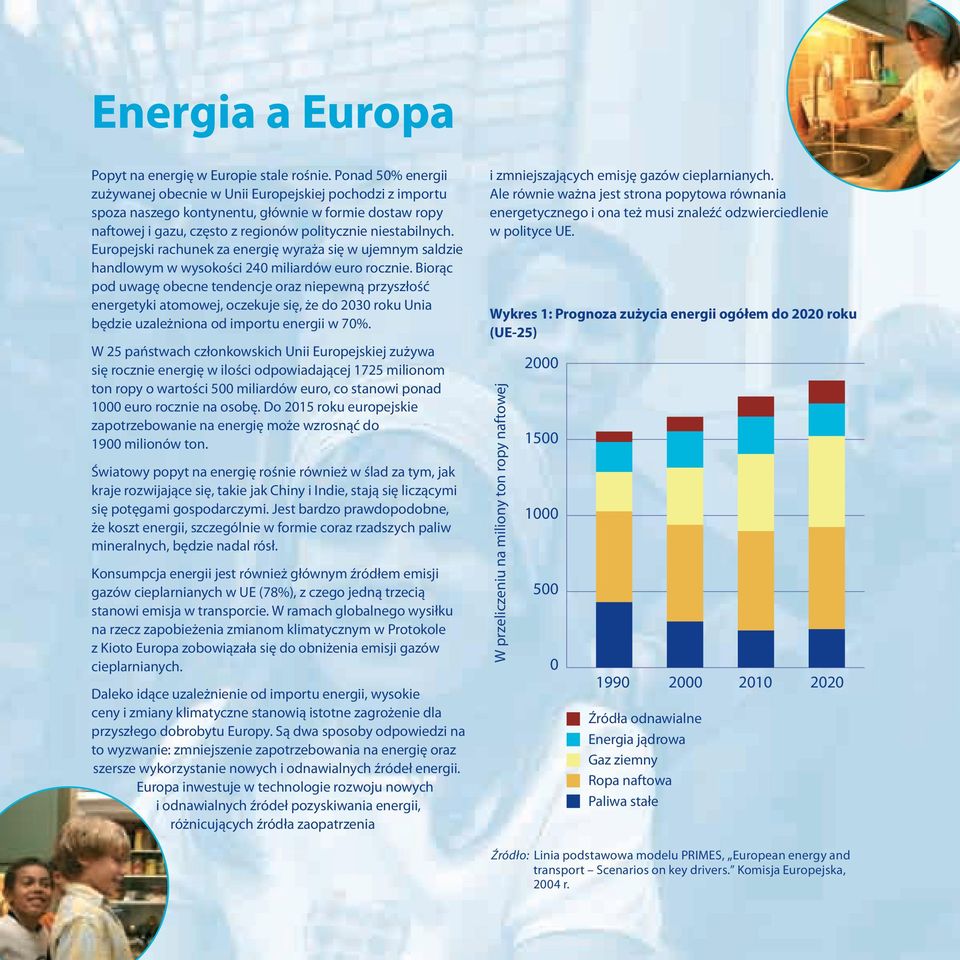 Europejski rachunek za energię wyraża się w ujemnym saldzie handlowym w wysokości 240 miliardów euro rocznie.