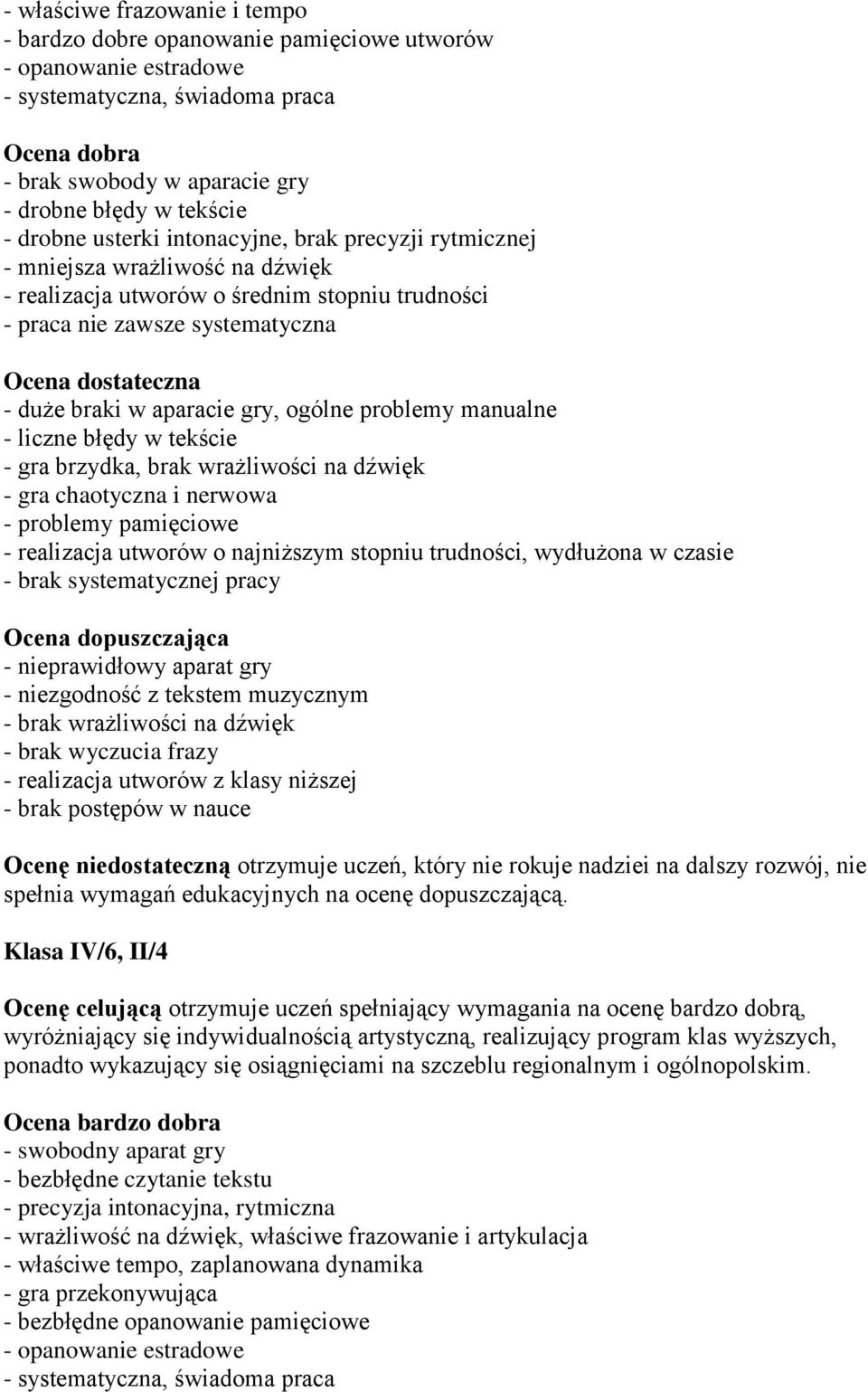 aparacie gry, ogólne problemy manualne - liczne błędy w tekście - gra brzydka, brak wrażliwości na dźwięk - gra chaotyczna i nerwowa - problemy pamięciowe - realizacja utworów o najniższym stopniu