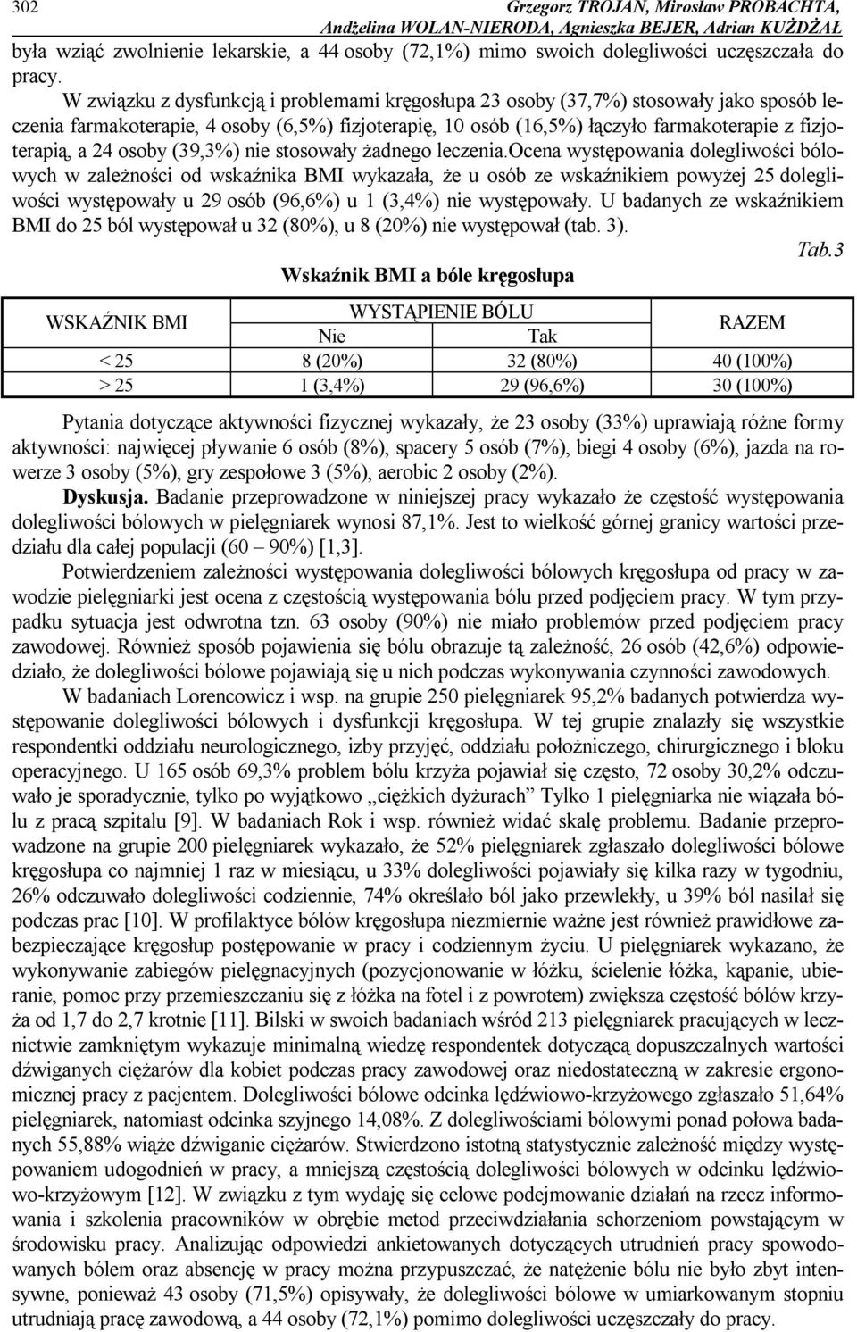 osoby (39,3%) nie stosowały żadnego leczenia.