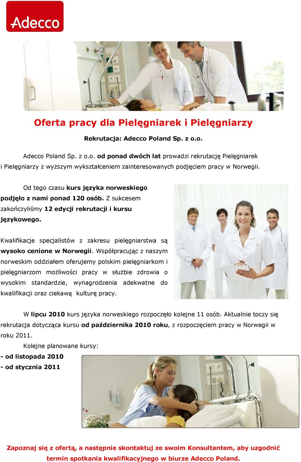 Oferta pracy dla Pielęgniarek i Pielęgniarzy - PDF Free Download
