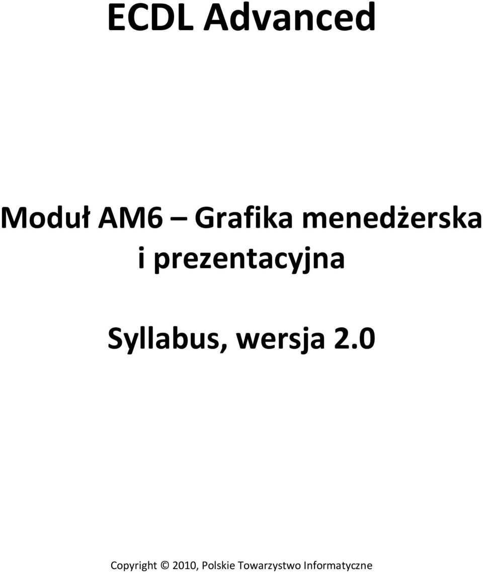 Syllabus, wersja 2.