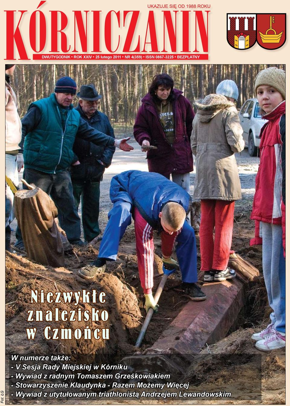 ŁG W numerze także: - V Sesja Rady Miejskiej w Kórniku - Wywiad z radnym Tomaszem