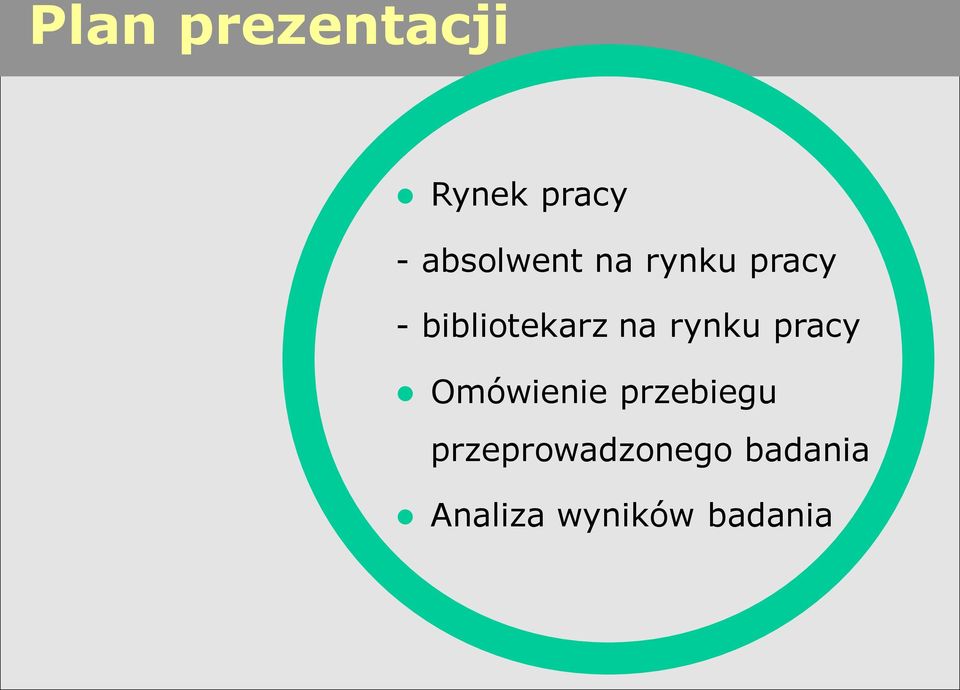 bibliotekarz na rynku pracy Omówienie