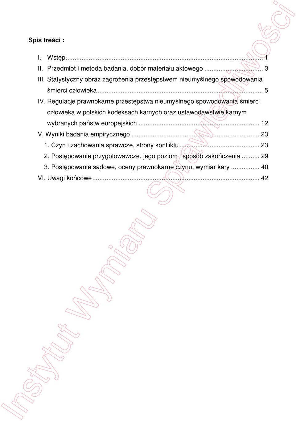 Regulacje prawnokarne przest pstwa nieumy lnego spowodowania mierci cz owieka w polskich kodeksach karnych oraz ustawodawstwie karnym wybranych pa stw