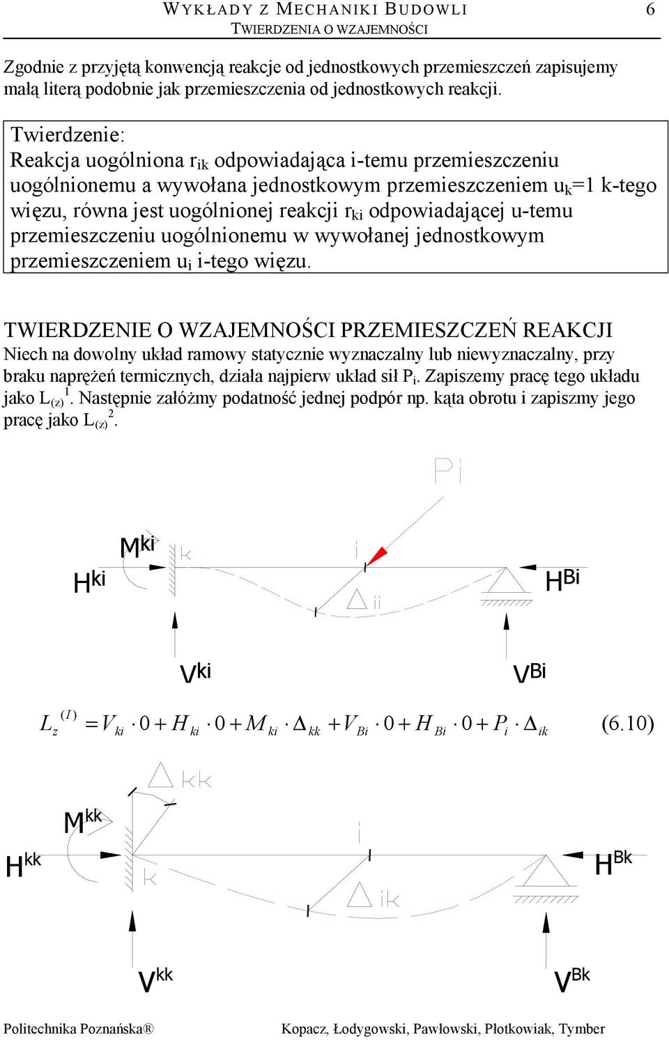 w wywołanej jednostowym premescenem u -tego węu.