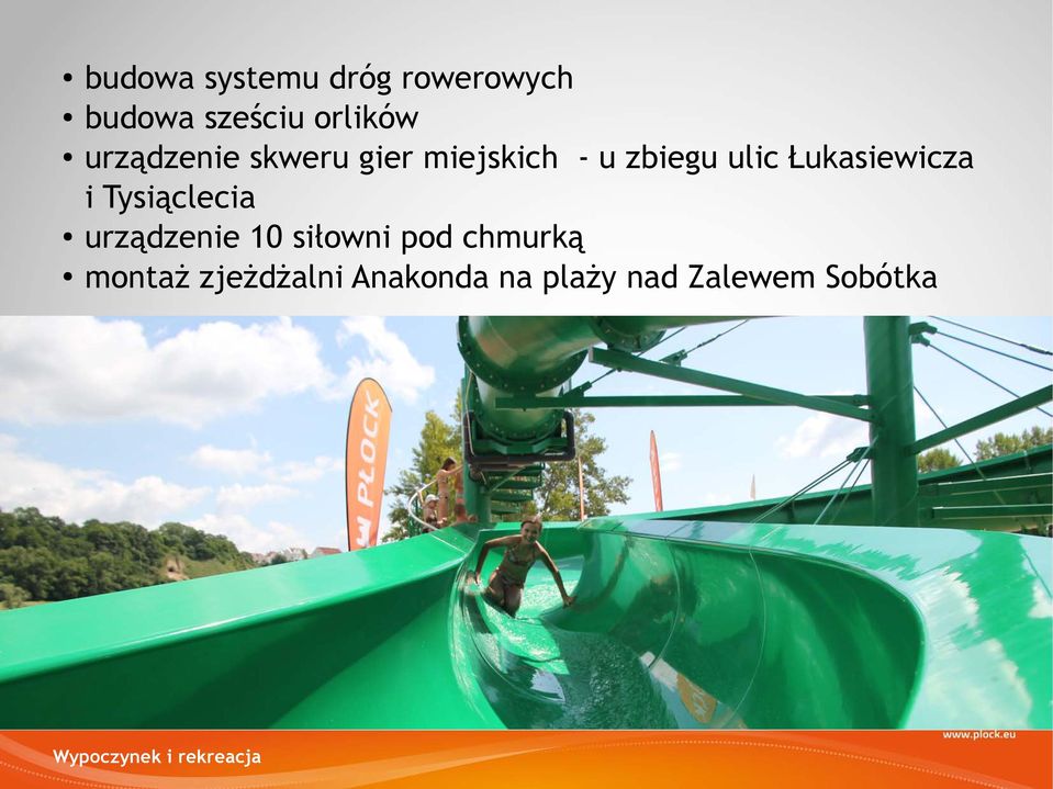 Łukasiewicza i Tysiąclecia urządzenie 10 siłowni pod chmurką