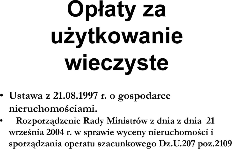 Rozporządzenie Rady Ministrów i z dnia z dnia 21 września