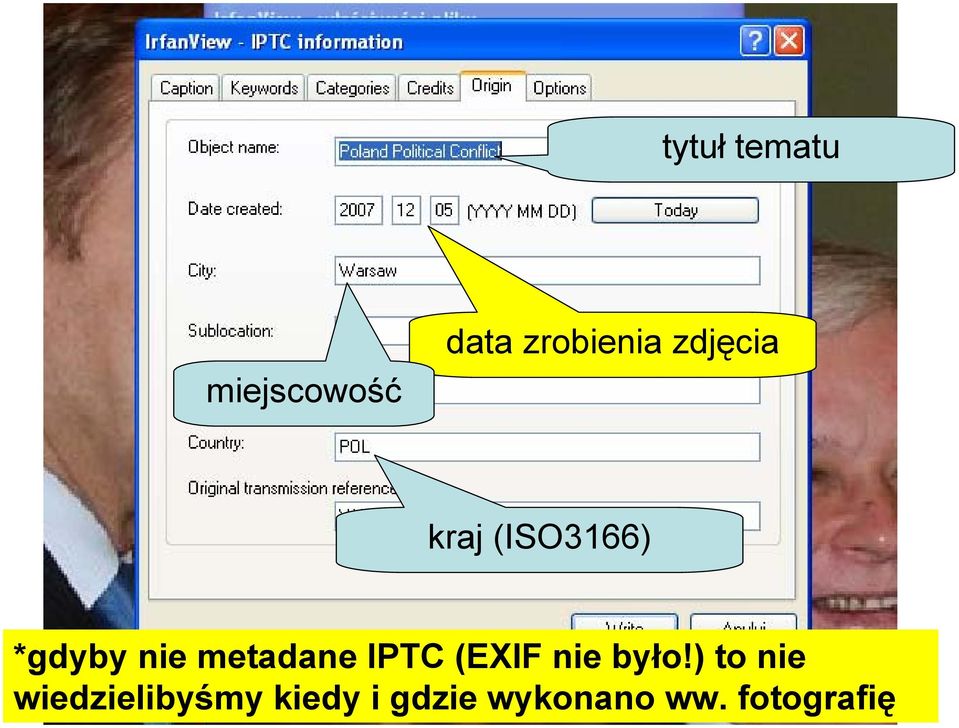 metadane IPTC (EXIF nie było!