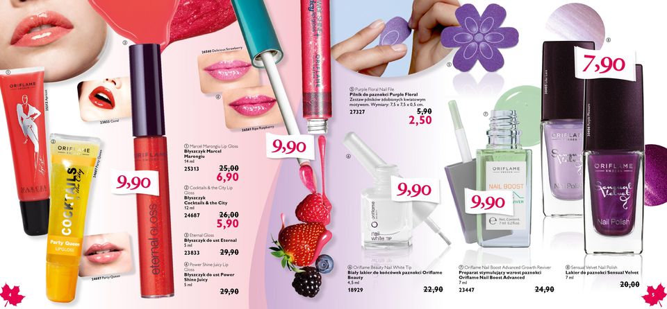 12 ml 24687 5,90 30406 Purple Plesure 30405 Lilc Lce 26,00 5,90 Eternl Gloss Błyszczyk do ust Eternl 5 ml 23833 24 687 Prt 4 y Q ueen Power Shine Juicy Lip Gloss Błyszczyk do ust Power Shine Juicy 5