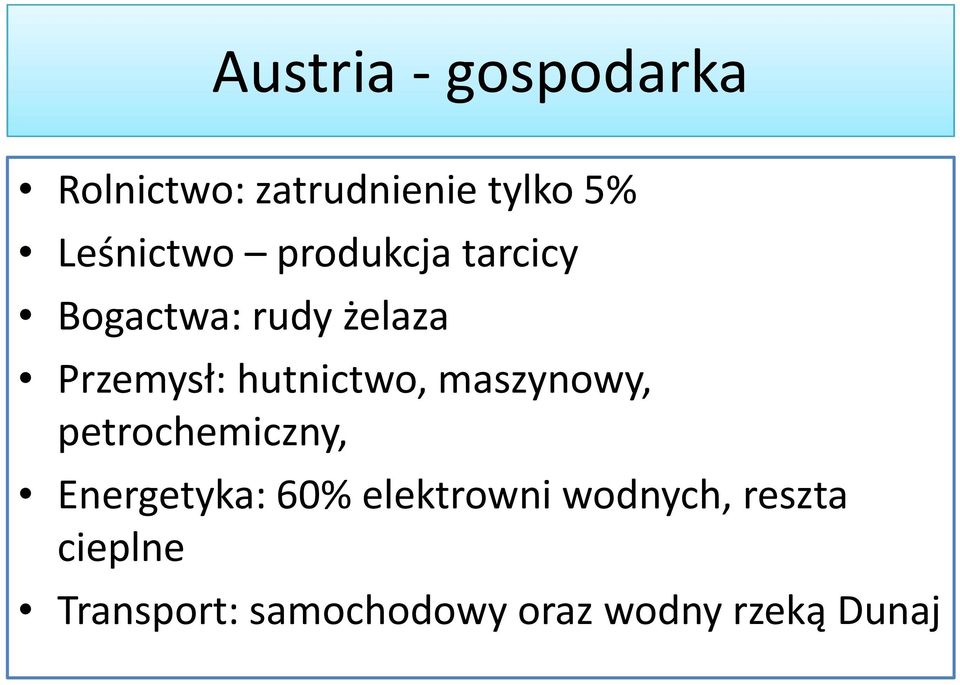 hutnictwo, maszynowy, petrochemiczny, Energetyka: 60%