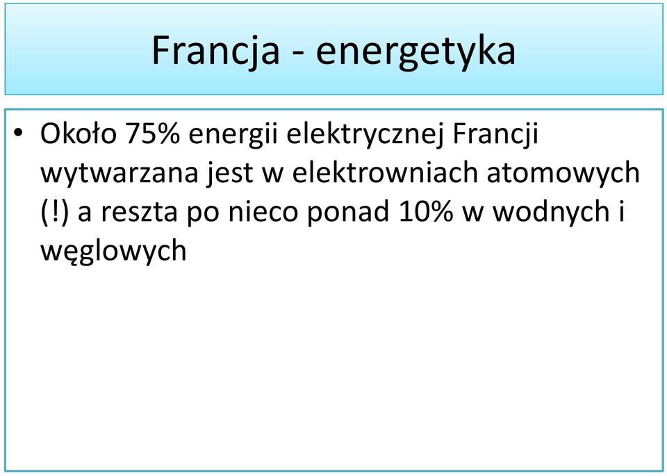 elektrowniach atomowych (!