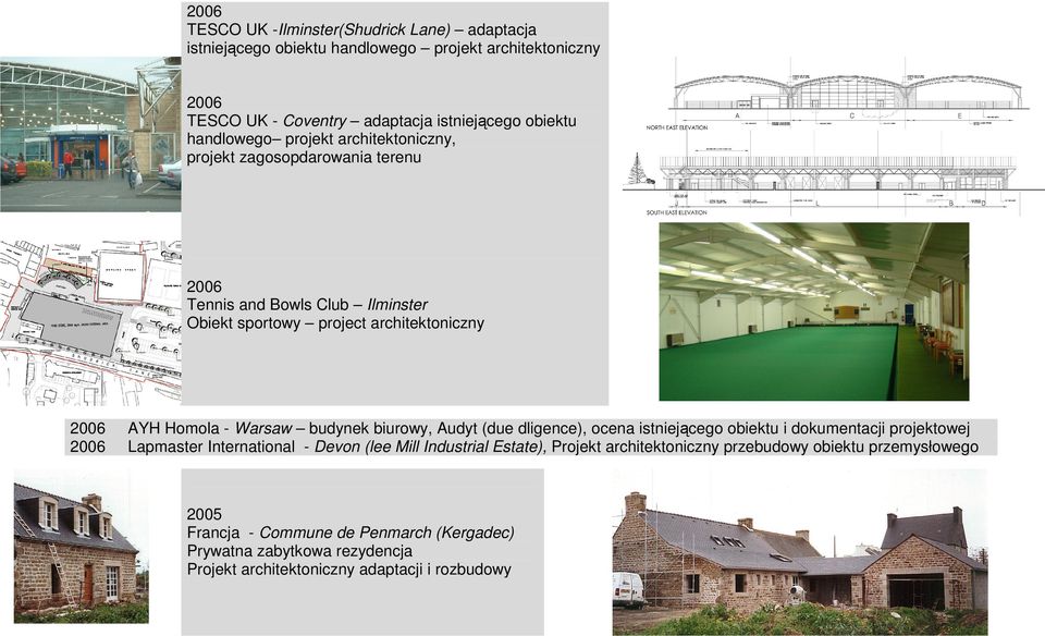 budynek biurowy, Audyt (due dligence), ocena istniejącego obiektu i dokumentacji projektowej Lapmaster International - Devon (lee Mill Industrial Estate), Projekt