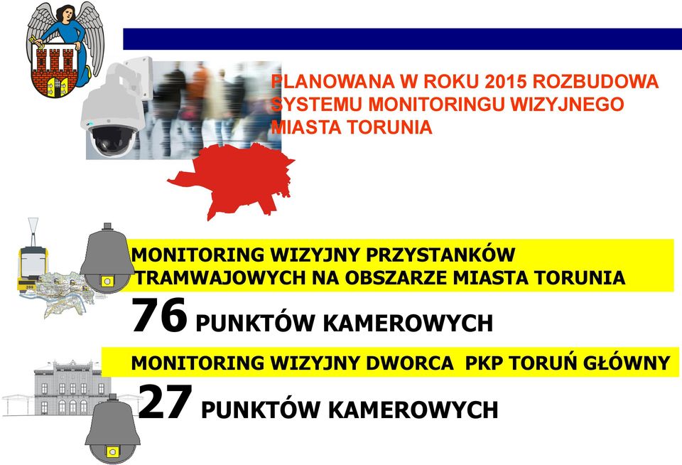 TRAMWAJOWYCH NA OBSZARZE MIASTA TORUNIA 76 PUNKTÓW