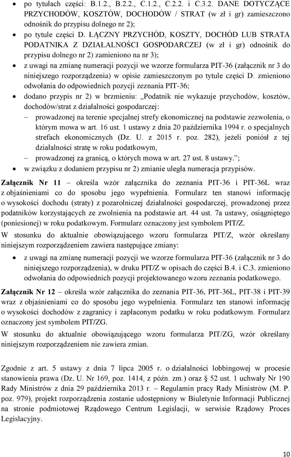 formularza PIT-36 (załącznik nr 3 do niniejszego rozporządzenia) w opisie zamieszczonym po tytule części D.