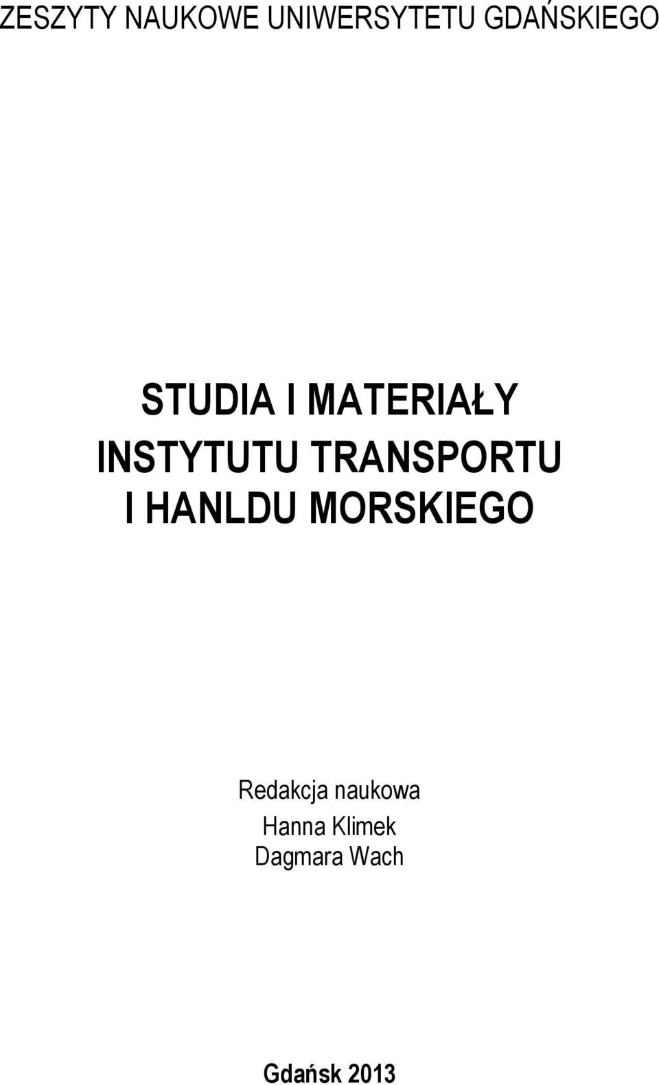 INSTYTUTU TRANSPORTU I HANLDU