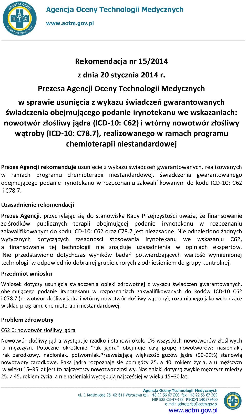 wtórny nowotwór złośliwy wątroby (ICD-10: C78.