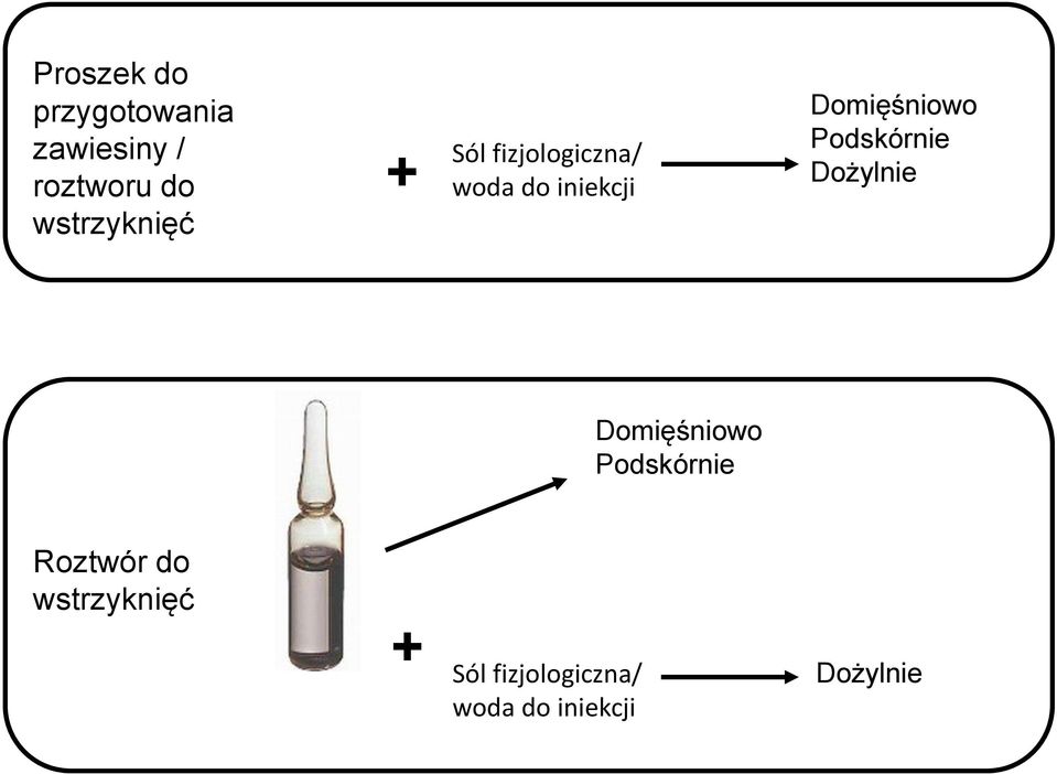 Domięśniowo Podskórnie Dożylnie Domięśniowo Podskórnie