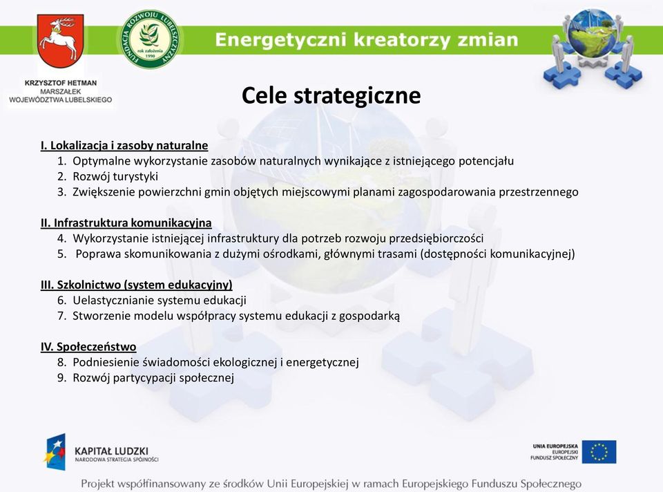 Wykorzystanie istniejącej infrastruktury dla potrzeb rozwoju przedsiębiorczości 5.