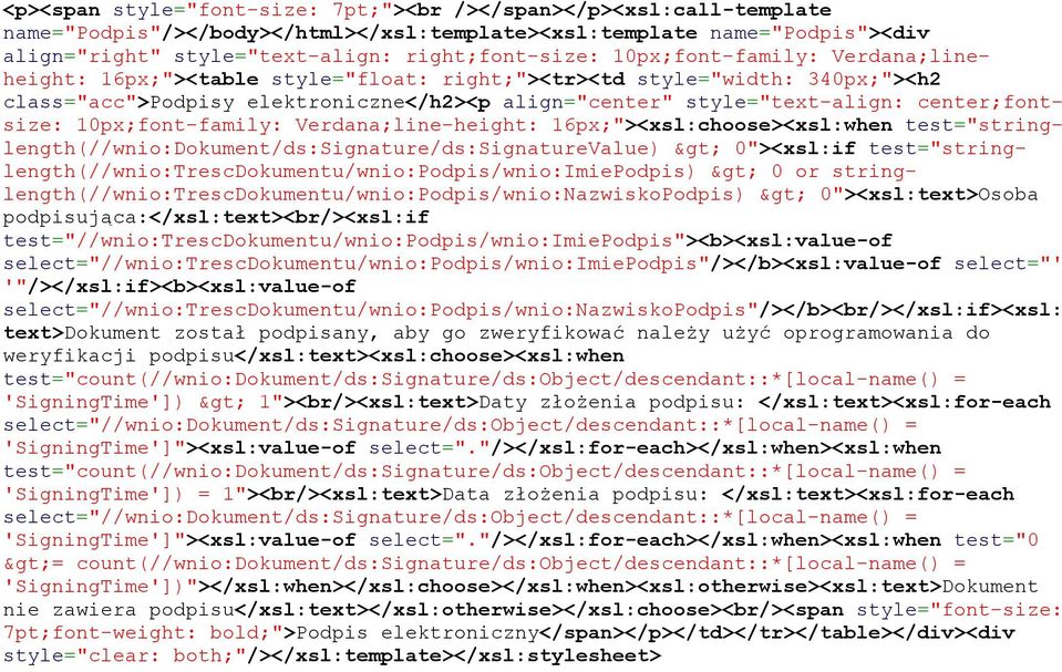 10px;font-family: Verdana;line-height: 16px;"><xsl:choose><xsl:when test="stringlength(//wnio:dokument/ds:signature/ds:signaturevalue) > 0"><xsl:if